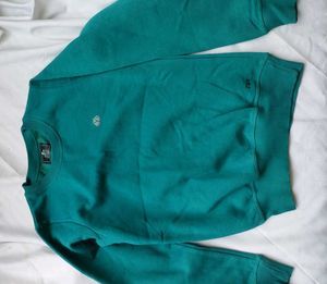 Red And Blue Pullover Sweatshirt