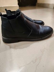 Men&#39;s Black Leather Chelsea Boots