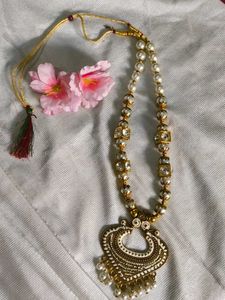 Pearl &amp; Gold Necklace