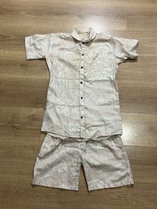 Printed Shirt & Shorts Set