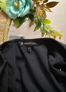 Van Heusen Charcoal Blouse Office