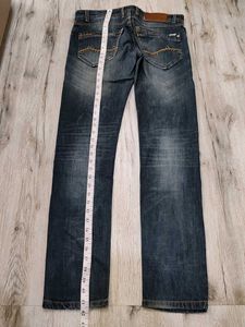 Sc8732 Black Dot Jeans Waist 32