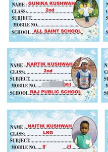 School Name Slip For Your Child Fully Customise