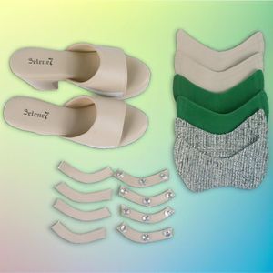 Platform block Heels With Multi-styling Straps