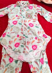 Beautiful Hand Embroidery Coord Set
