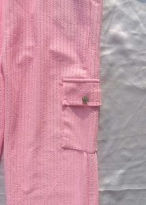 Pink Cargo Pants