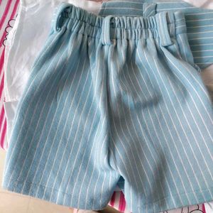 Baby Boy&#39;s Blue Vest Outfit