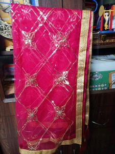 Customised Blouse With Dupatta