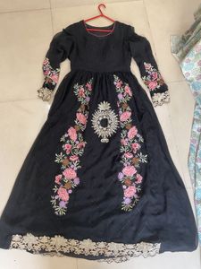 Elegant Black Ethnic Gown
