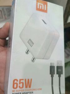 Redmi 65 Watt Charger With C Type Charge