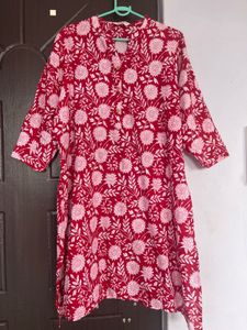 Floral Print Kurta