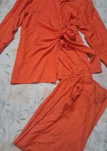 Orange Two-Piece Set