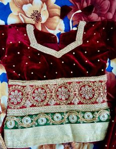 Maroon Red Lehenga Choli