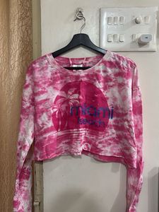 Miami Beach Tie-Dye Crop Top