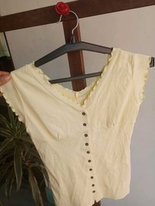 Cute Button-Down Top