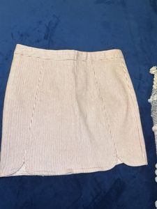 Striped Mini Skirt