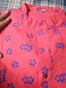 Floral Print Kurta