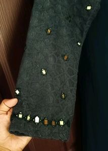 dark green dress