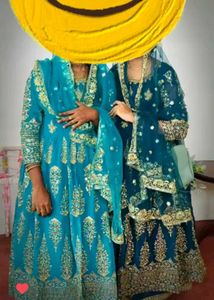 Elegant Blue Lehenga Choli Xl Size