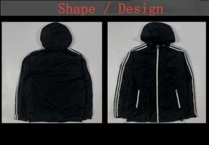 Adidas Windbreaker Running Black Athlete Jacket