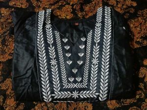 Black And White Kurti