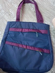 Stylish Navy Blue Tote Bag