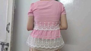 Cute Pink Lace Top