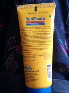 Sunshade Sunscream