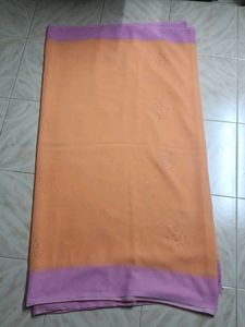 Peach Colour Saree