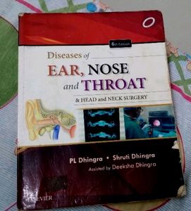 ENT Textbook Dhingra, 6th Edition
