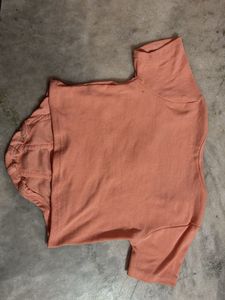 Peach Corset Style Top
