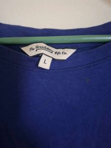 Blue Oversized Tee