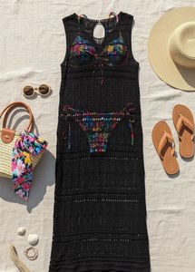 Black Knit Cover-Up