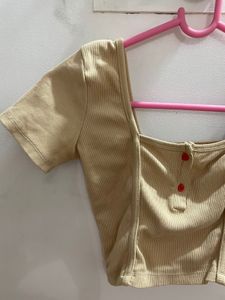 Shein Beige Top