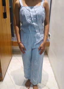 denim jumpsuit