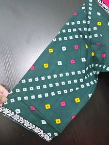 Ethnic Green &amp; Pink Kurta