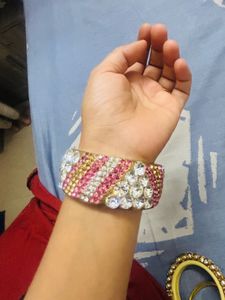 Sparkling Crystal Bangle Set