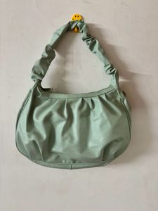 cute seagreen colour bag
