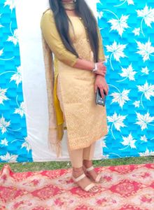 Stitched Suit, Pant And Dupatta