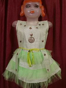 Party Wear Frock Upto 2yr Girl Chumki Dress.