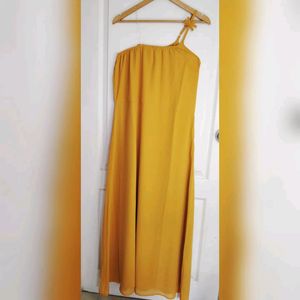 Stylish 1 Shoulder Long Gown