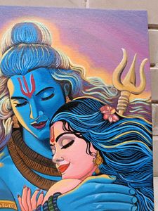 Shiv Parvati Painting
