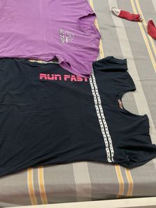 Navy &#39;Run Fast&#39; Tee