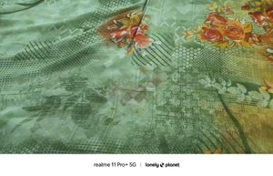 Parrot Green Saree