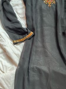 y2k mesh handwork kurti