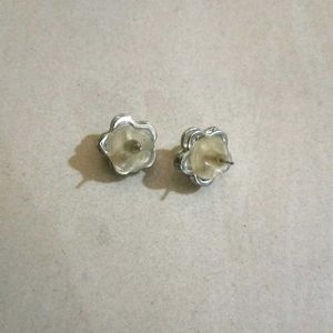 Pearl Flower Earrings