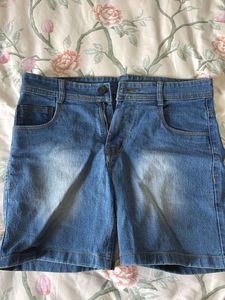 Blue Denim Shorts
