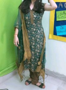 Ethnic Anarkali Kurti And Churidar
