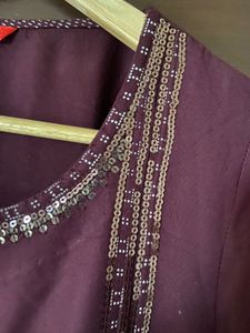 Elegant Burgundy colour kurta from (W)16