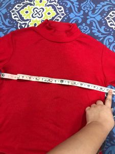 Red Turtle Neck Sweater